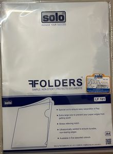 SOLO Clear Folders - Pack of 20