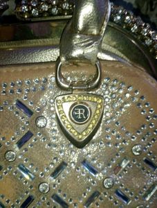 ✨Elegant Champagne Gold Crystal Party Handbag✨