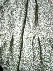 Tiered Floral Maxi Skirt
