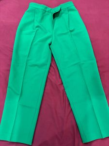 Bright Green Tailored Trousers