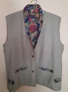 Kashmiri pure Wool  both  sides  wearable  Jacket