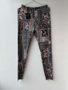 Patterned Patchwork Leggings