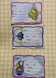 Old gen Pokemon Name Slips Set(8)