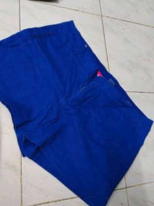 Vibrant Blue Cargo Pants