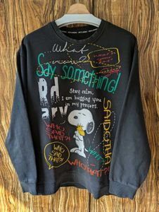 Snoopy Graphic Print Sweatshirt