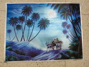 Set of 5 Metallic art posters