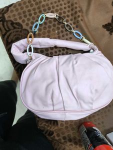 Chic Light Pink Hobo Bag