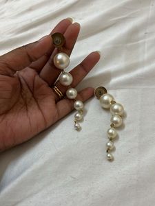 Elegant Pearl Drop Earrings