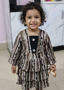 Adorable Baby Girl's Tiered Dress