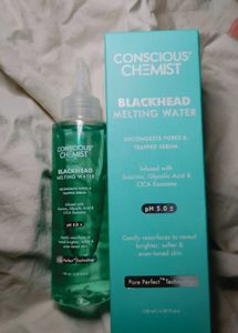 Conscious chemist blackhead melting water