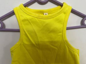Lemon Yellow Tank Top
