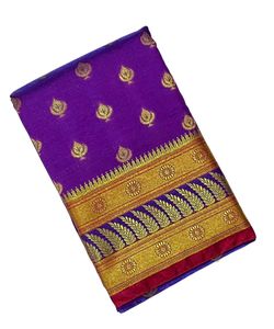 Banarasi Satin Allover Booti Saree For Women