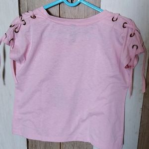 Women Crop Top &amp; Over Sized T-shirt