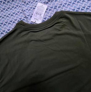 Olive Green Graphic T-Shirt