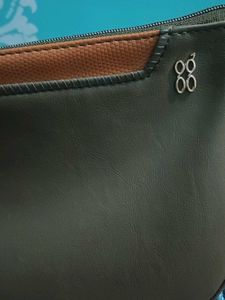 Baggit Olive Green Solid Medium Sling Handbag