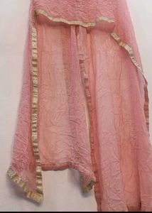 Elegant Peach Embroidered Kurta