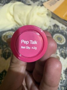 Nykaa Lipstick shade- Pep talk