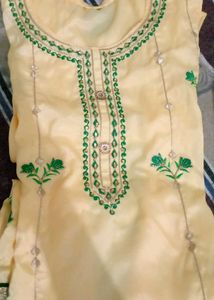 beautiful embroidery salwar suit and dupatta