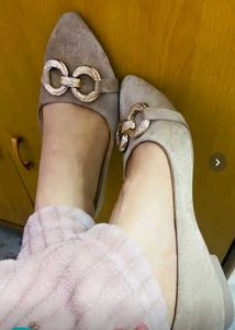 Beige ballerina