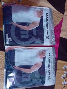 Macroman Inner Vest - New ( 2 Pcs )