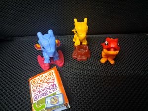 Kinderjoy 3 Cute Dragon Figurines