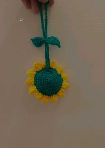 Sunflower Keychain