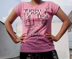 Pink Graphic Print T-Shirt