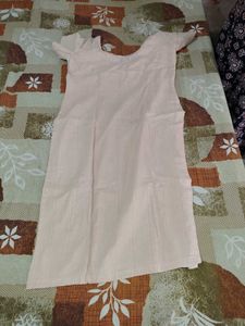 Elegant Peach Kurta Set