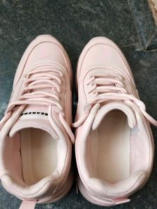 Pink Chunky Sole Sneakers