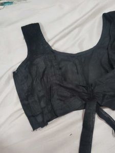 Classic Black Sleeveless Blouse