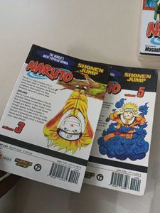 Naruto Manga Volumes 3-5