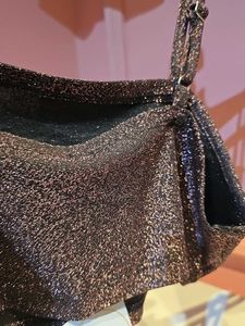 Chic Sparkly bandeau crop top