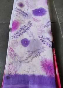 Floral Print Saree