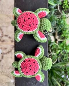 Crochet Turtle Keychain🐢
