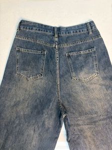 Wide Leg Denim Jeans