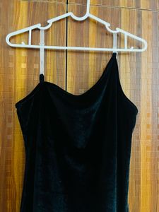 Black Side Slit Dress