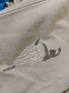 Stylish Light Blue Jeans with Fun Graphics
