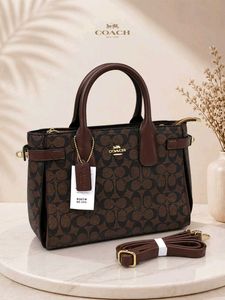 •Coach Signature Canvas Tote Bag* WITHOUT BOX