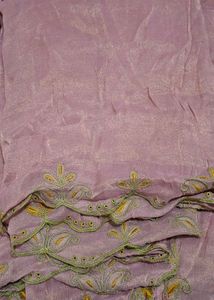 Pink Kurta Set with Floral Embroidery