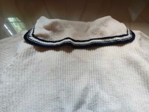 White and blue Cardigan