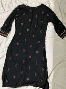 BLACK CLASSY WEAR KURTA