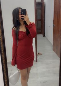 Chic Off-Shoulder Ruched Mini Dress