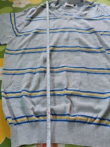 Striped V-Neck Sweater