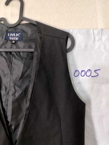Korean Fit Men's Black Formal Vest