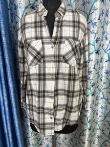 Pure Cotton Plaid Shirt