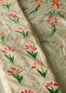 Georgette print Dress Material