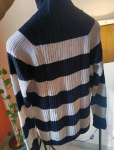Striped Knit Sweater