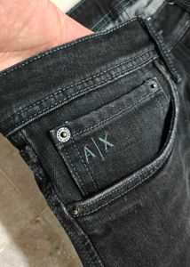 Armani Exchange premium Denim Men's Black Wash Jea