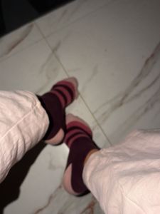 pink Ankle Socks with Crest