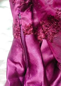 Elegant Purple Ethnic Gown